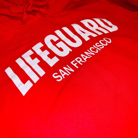 Lifeguard Sweatshirt | Red - Picture 2 of 3
